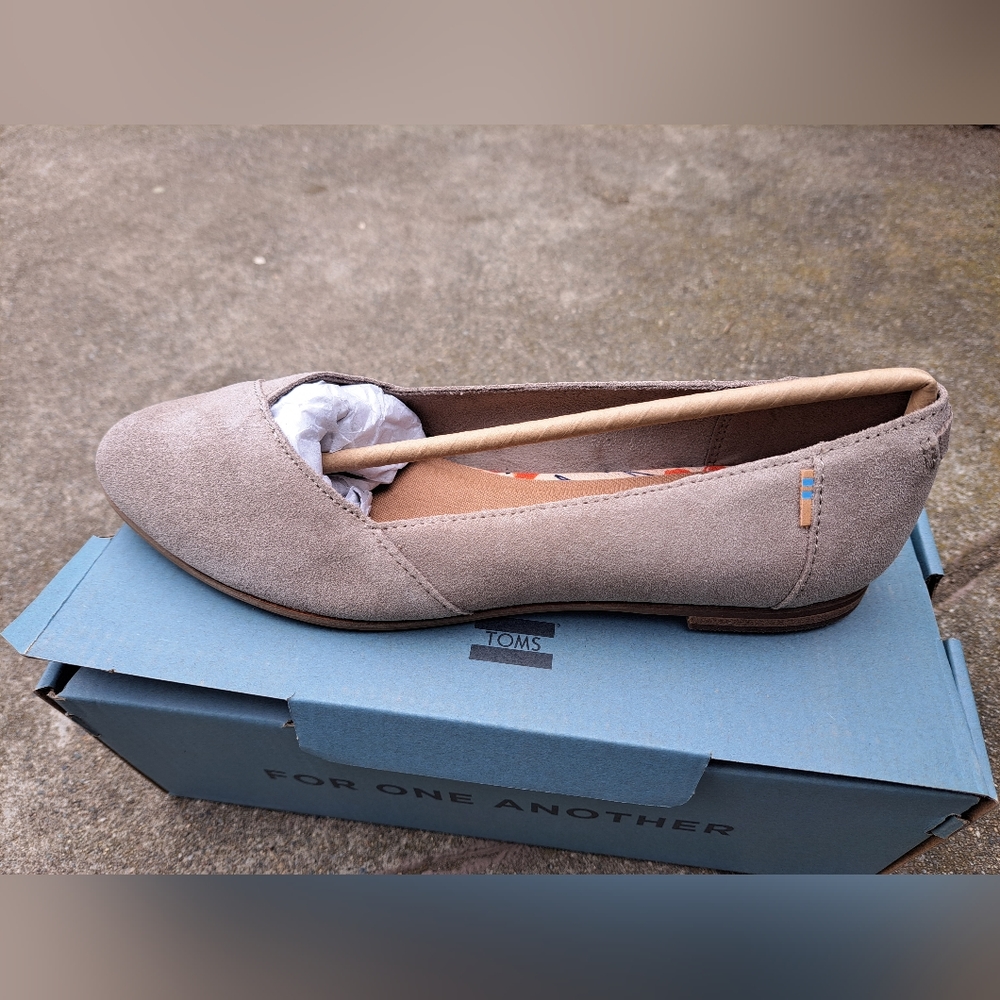 Toms suede flats